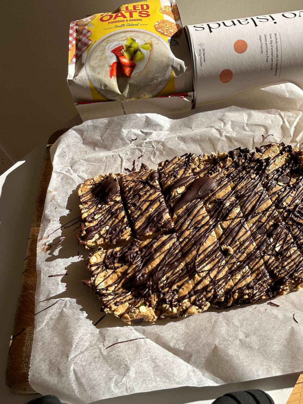 Vanilla Protein Oat Bars