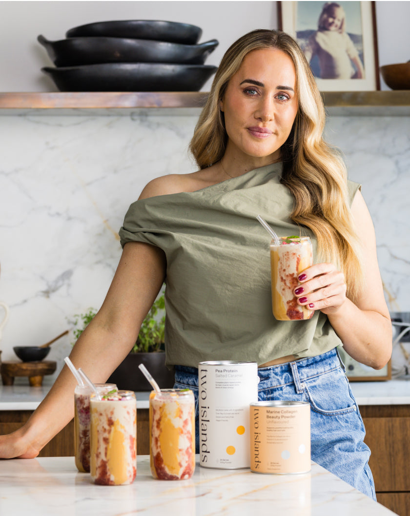Two Islands x Fresh Start PB & J Glow Smoothie