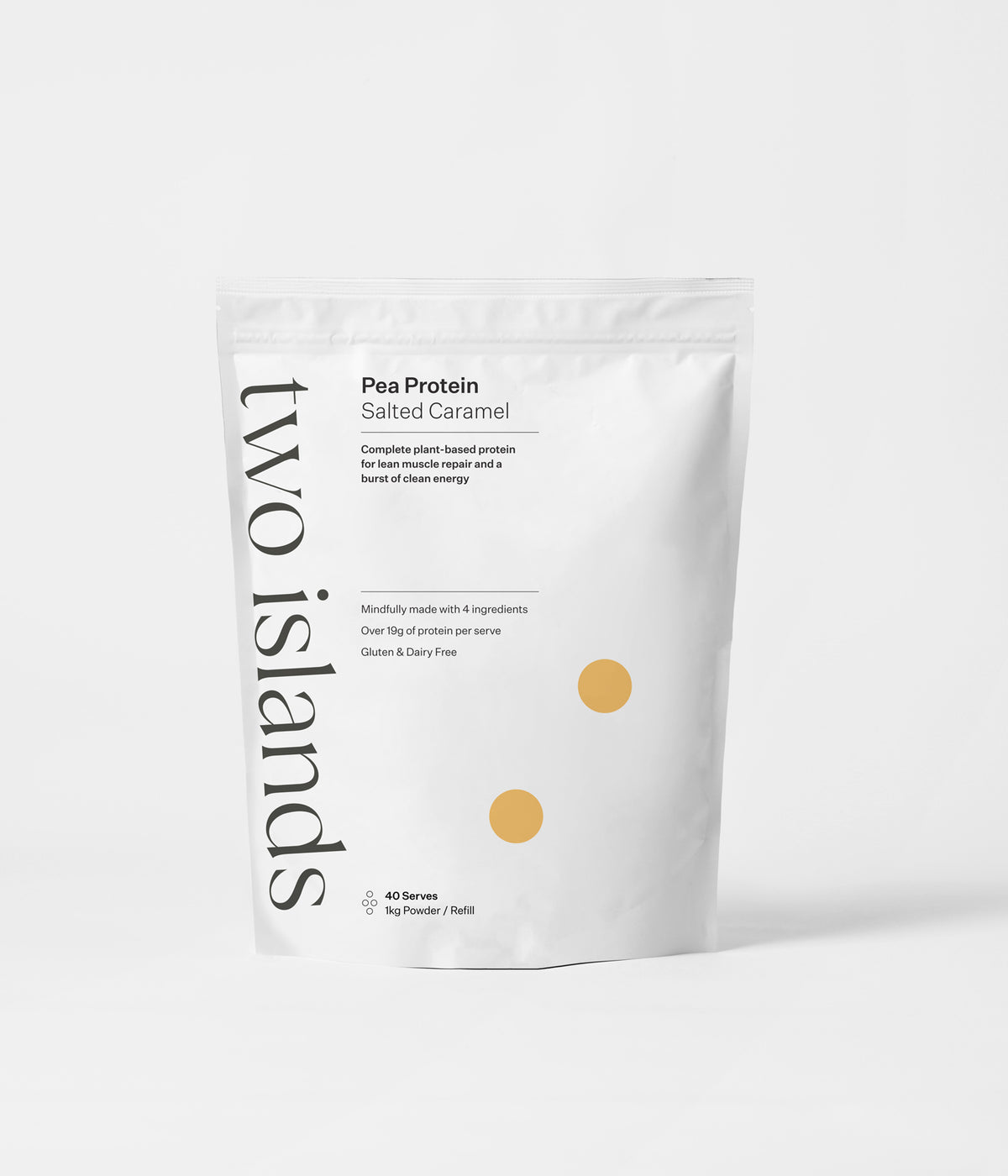 Pea Protein Powder 1KG Plant Based and Vegan Two Islands